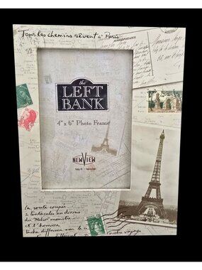 The Left Bank Paris-Themed 4"x6" Photo Frame By New View Eiffel Tower Design